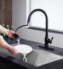 Anzzi Rodeo Single-Handle Pull-Out Sprayer Kitchen Faucet in Oil Rubbed Bronze KF-AZ214ORB 8