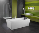 Neptune Ametys 3666 Freestanding Soaker Tub with Contour Skirt 65-3/4" L x 35-3/4" W x 22" H - AM3666W