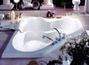 Neptune Ariane Corner Whirlpool Tub - 59-7/8" L x 59-7/8" W x 20-1/4" H - AR60T