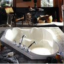 Neptune Orphee Corner Whirlpool Tub - 53-3/4" L x 53-3/4" W x 20-1/4" H - OR54T