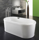 Neptune Ruby 3666 Freestanding Mass-Air Tub - 65-3/4" L x 35-3/4" W x 22-3/8" H - RU3666M