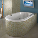 Neptune Tao 4272 Mass-Air/Whirlpool Combo Tub - 71-3/4" L x 41-1/5" W x 25" H - TAO4272C