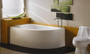 Neptune Wind Corner Activ-Air Tub - 59-7/8" L x 35-7/8" W x 21" H - WI60A