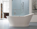 Neptune Wish Freestandind Soaker Tub - 66" L x 30" W x 29" H - Wish 02