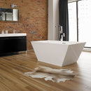Neptune Wish Freestanding Soaker Tub - 59-3/4" L x 30" W x 22-1/2" H - Wish R1 2