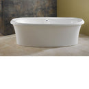 Neptune Zircon Freestanding Mass-air/Activ-air Combo Tub - 71-1/2" L x 37-7/8" W x 22-5/8" H - ZI72CMA