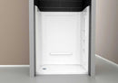 Anzzi Rose 48 in. x 36 in. x 74 in. 3-piece DIY Friendly Alcove Shower Surround in White