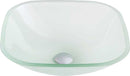 Anzzi Victor Series Deco-Glass Vessel Sink in Lustrous Frosted Finish LS-AZ8125