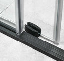 Anzzi Madam Series 48 in. by 76 in. Frameless Sliding Shower Door in Matte Black with Handle SD-AZ13-01MB 6