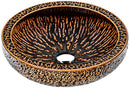 Anzzi Regalia Series Vessel Sink in Speckled Umber LS-AZ188