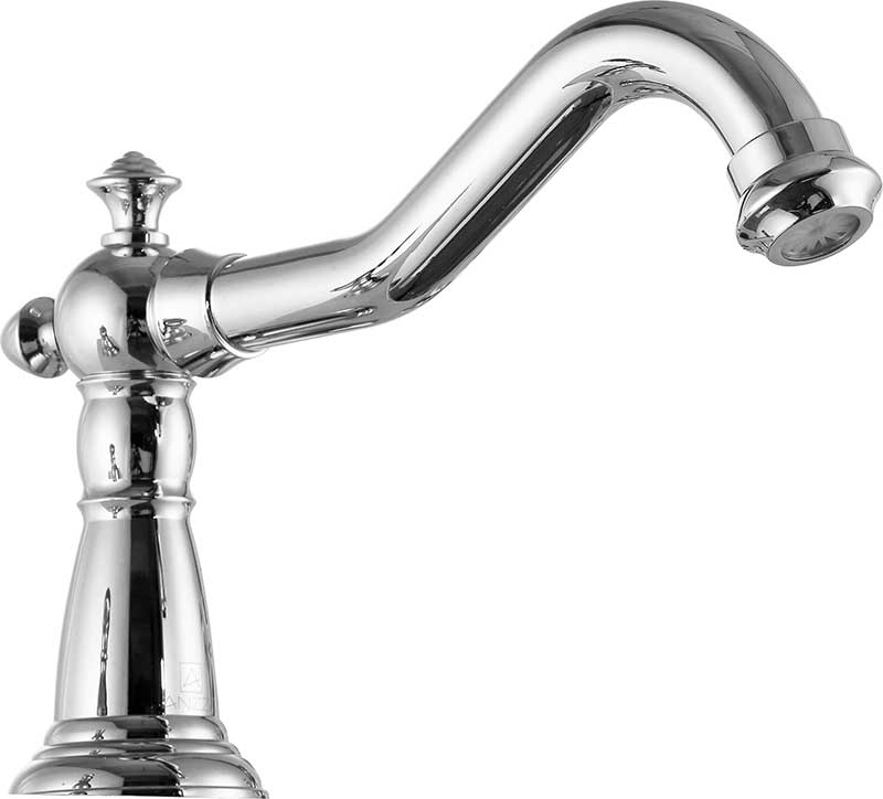 Anzzi Patriarch 2-Handle Deck-Mount Roman Tub Faucet with Handheld Sprayer in Polished Chrome FR-AZ091CH 9