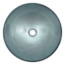 Anzzi Posh Series Deco-Glass Vessel Sink in Brushed Silver LS-AZ283 3