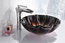 Anzzi Stellar Series Deco-Glass Vessel Sink in Opal Crest 5