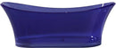 Azul 69 in. One Piece Anzzi Stone Freestanding Bathtub in Trancendent Regal Blue  3