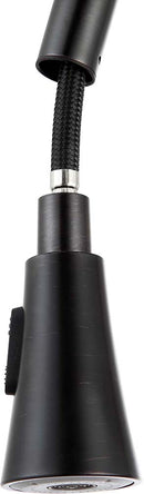 Anzzi Rodeo Single-Handle Pull-Out Sprayer Kitchen Faucet in Oil Rubbed Bronze KF-AZ214ORB 24