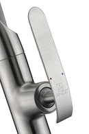 Anzzi Accent Single Handle Pull-Down Sprayer Kitchen Faucet in Brushed Nickel KF-AZ003BN 18