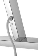 Anzzi Riposte Series 6-Bar Stainless Steel Floor Mounted Electric Towel Warmer Rack in Polished Chrome TW-AZ102CH 5