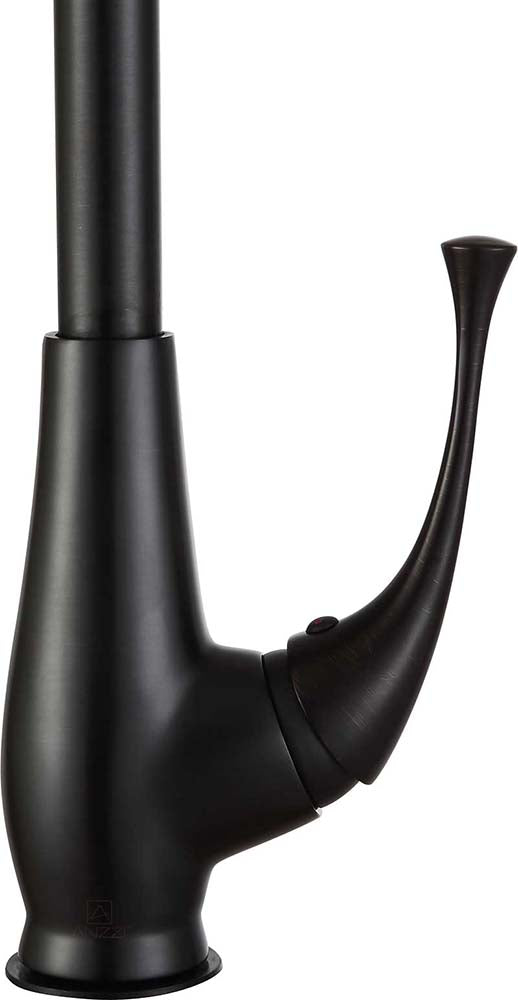 Anzzi Meadow Single-Handle Pull-Out Sprayer Kitchen Faucet in Oil Rubbed Bronze KF-AZ217ORB 12