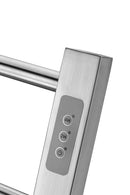 Anzzi Kiln Series 6-Bar Stainless Steel Floor Mounted Electric Towel Warmer Rack in Brushed Nickel TW-AZ068BN 3