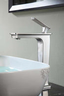 Anzzi Saunter Single Hole Single-Handle Vessel Bathroom Faucet in Brushed Nickel L-AZ121BN 2