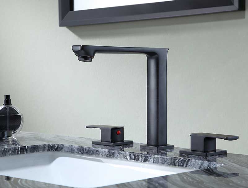Anzzi Alpine 8 in. Widespread 2-Handle Bathroom Faucet in Oil Rubbed Bronze L-AZ189ORB 3