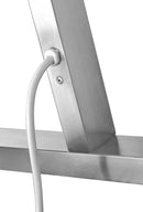 Anzzi Riposte Series 6-Bar Stainless Steel Floor Mounted Electric Towel Warmer Rack-Brushed Nickel TW-AZ102BN 5