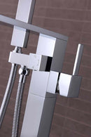 Anzzi Angel 2-Handle Claw Foot Tub Faucet with Hand Shower in Polished Chrome FS-AZ0044CH 6