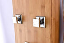 Anzzi CRANE Series 60 in. Full Body Shower Panel System with Heavy Rain Shower and Spray Wand in Natural Bamboo 6