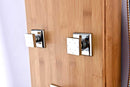 Anzzi Mansion 60 in. Full Body Shower Panel with Heavy Rain Shower and Spray Wand in Natural Bamboo
