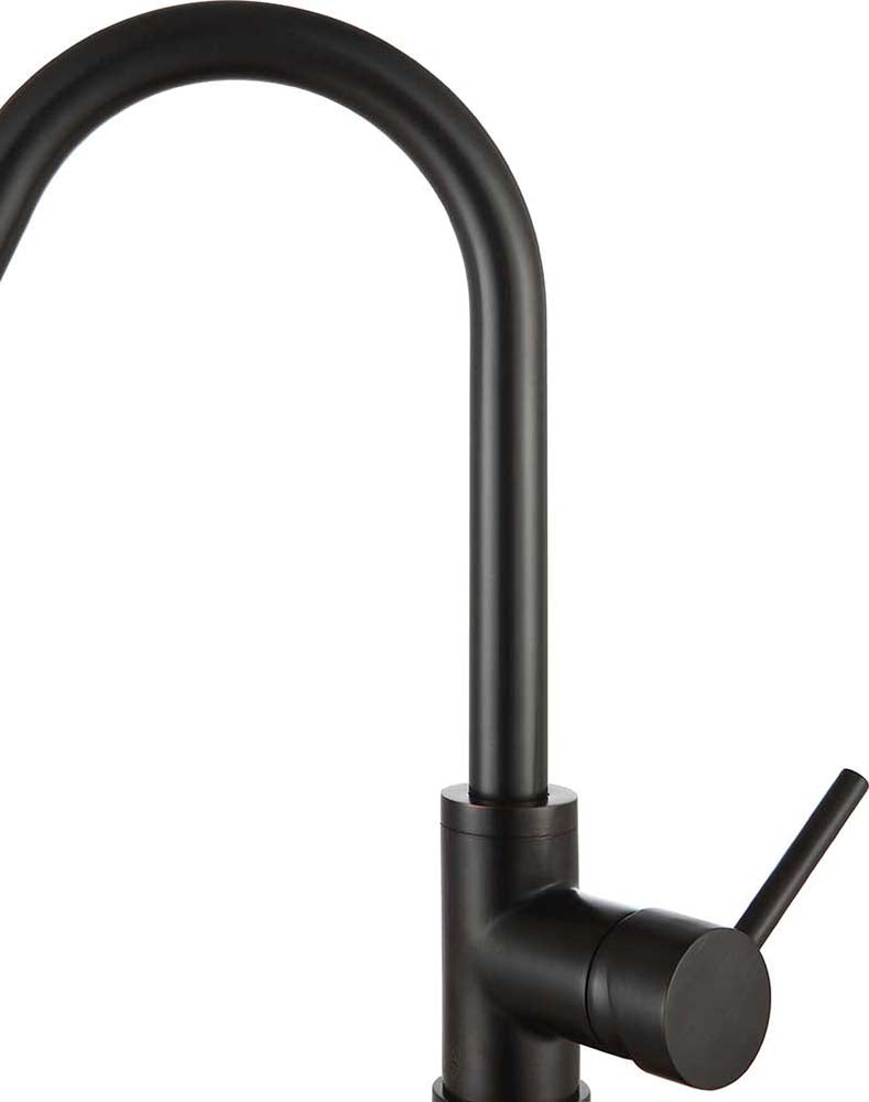 Anzzi Farnese Single-Handle Standard Kitchen Faucet with Side Sprayer in Oil Rubbed Bronze KF-AZ222ORB 17