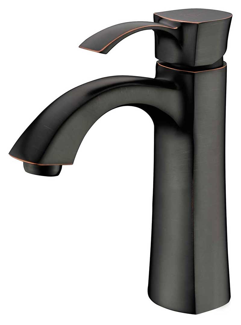 Anzzi Rhythm Series Single Handle Bathroom Sink Faucet in Oil Rubbed Bronze