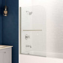 Anzzi Myth 34 in. x 58 in. Frameless Tub Door with TSUNAMI GUARD in Brushed Nickel SD-AZ053-01BN 4