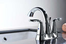 Anzzi Cadenza Series 2-Handle Bathroom Sink Faucet in Polished Chrome 2