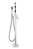 Anzzi Yosemite 2-Handle Claw Foot Tub Faucet with Hand Shower in Polished Chrome FS-AZ0050CH 14