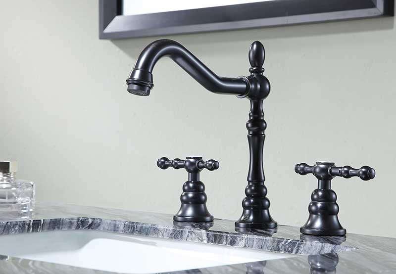 Anzzi Highland 8 in. Widespread 2-Handle Bathroom Faucet in Oil Rubbed Bronze L-AZ184ORB 3