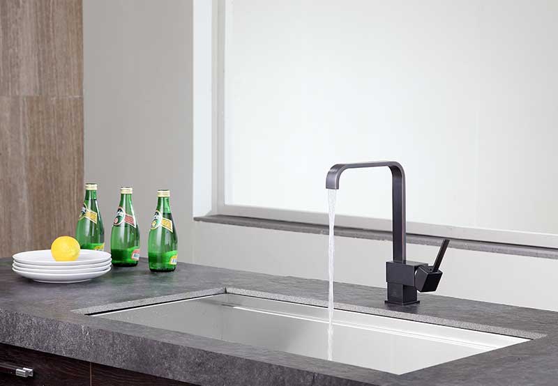 Anzzi Sabre Single-Handle Standard Kitchen Faucet in Oil Rubbed Bronze KF-AZ220ORB 8