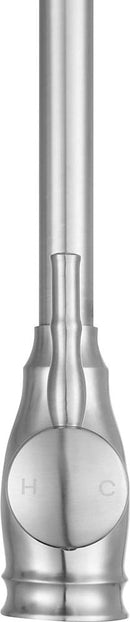 Anzzi Bell Single-Handle Pull-Out Sprayer Kitchen Faucet in Brushed Nickel KF-AZ215BN 24