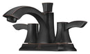 Anzzi Vista Series 2-Handle Bathroom Sink Faucet in Oil Rubbed Bronze