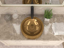 Anzzi Balor 16 in. Handmade Vessel Sink in Polished Brass LS-AZ343 4