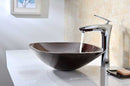 Anzzi Cansa Series Deco-Glass Vessel Sink in Rich Timber 3