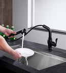 Anzzi Del Moro Single-Handle Pull-Out Sprayer Kitchen Faucet in Oil Rubbed Bronze KF-AZ203ORB 8