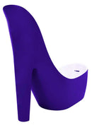 Anzzi Gala 80 in. One Piece Acrylic Freestanding Bathtub in Glossy Violet and White  3