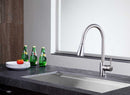 Anzzi Sire Single-Handle Pull-Out Sprayer Kitchen Faucet in Brushed Nickel KF-AZ212BN 3