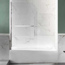 Anzzi Myth 34 in. x 58 in. Frameless Tub Door with TSUNAMI GUARD in Polished Chrome SD-AZ053-01CH 6