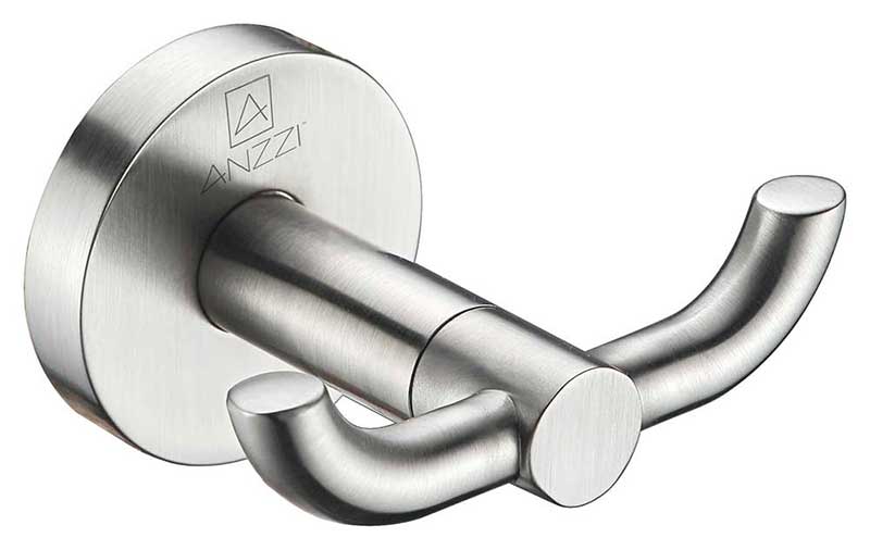 Anzzi Caster Series Robe Hook in Brushed Nickel