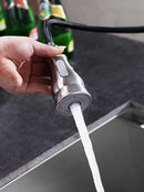 Anzzi Bell Single-Handle Pull-Out Sprayer Kitchen Faucet in Brushed Nickel KF-AZ215BN 10