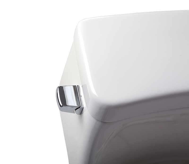Anzzi Zeus 1-piece 1.28 GPF Single Flush Elongated Toilet in White T1-AZ058 15