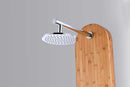 Anzzi Mansion 52 in. Full Body Shower Panel with Heavy Rain Shower and Spray Wand in Natural Bamboo