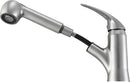 Anzzi Del Acqua Single-Handle Pull-Out Sprayer Kitchen Faucet in Brushed Nickel KF-AZ204BN 26