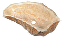 Anzzi Desert Shell Vessel Sink in Dark Honey Onyx 6